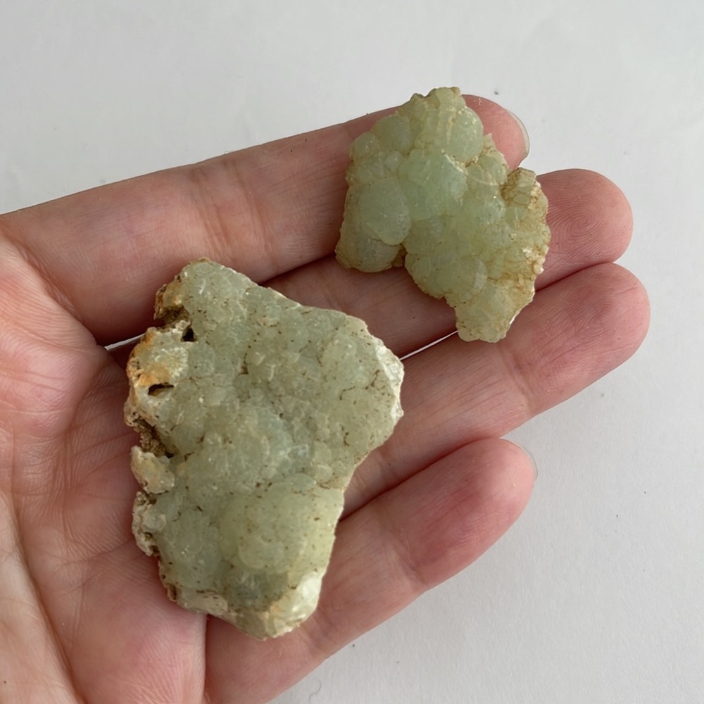Prehnite crystal cluster